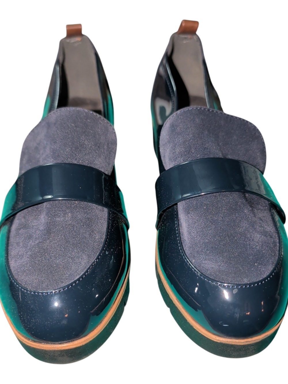Sophia Taylor • Patent & Suede Loafers - Picture 2 of 5